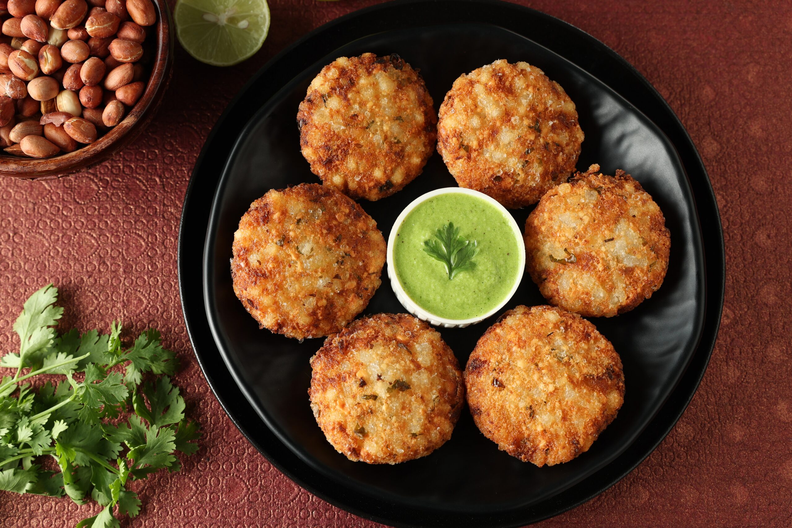 Crispy on the outside, soft and spiced inside—sabudana vadas that hit the perfect snack spot.