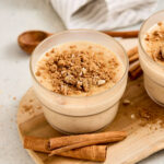 Chai latte pudding with warm chai spices.