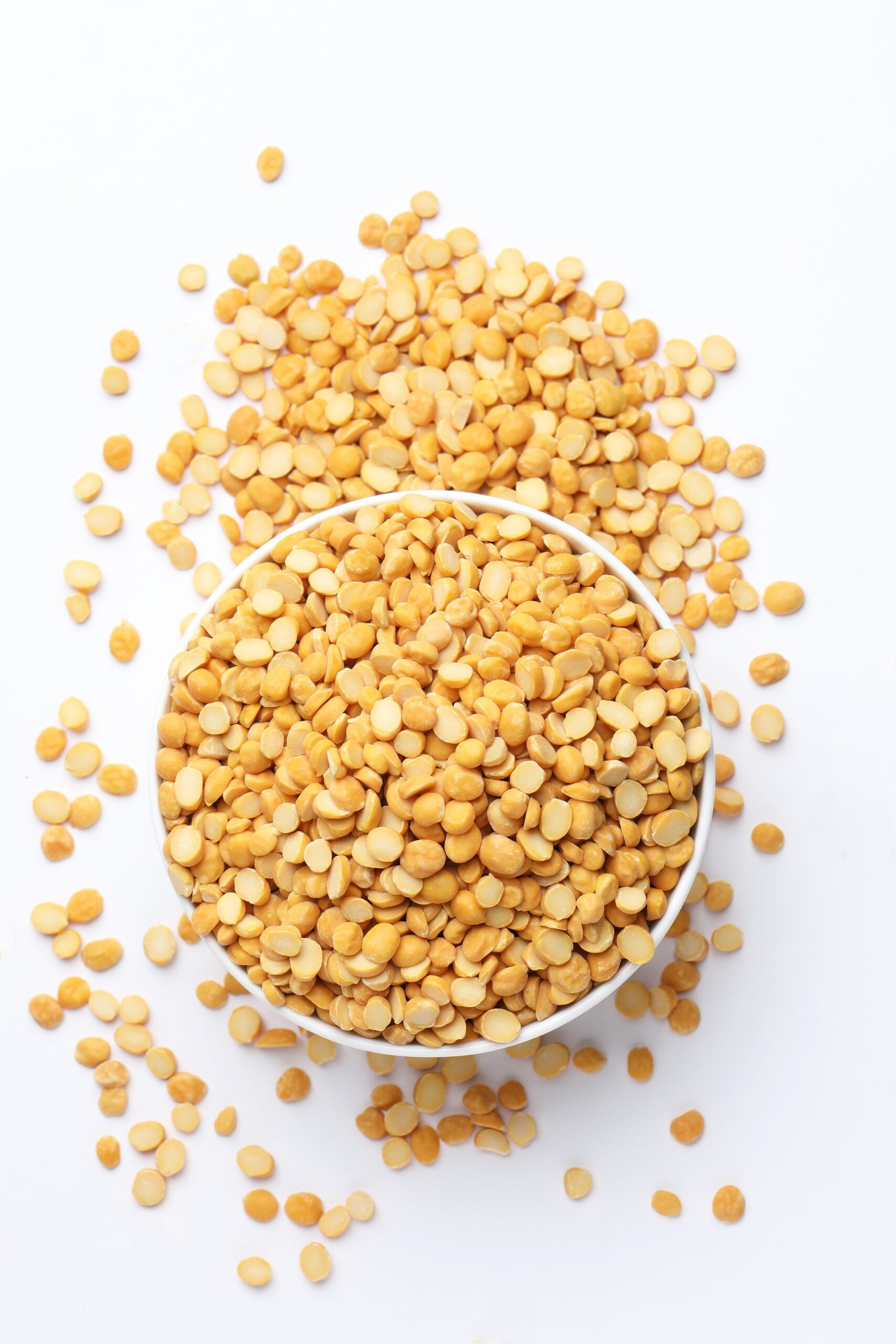 Chana dal in a bowl