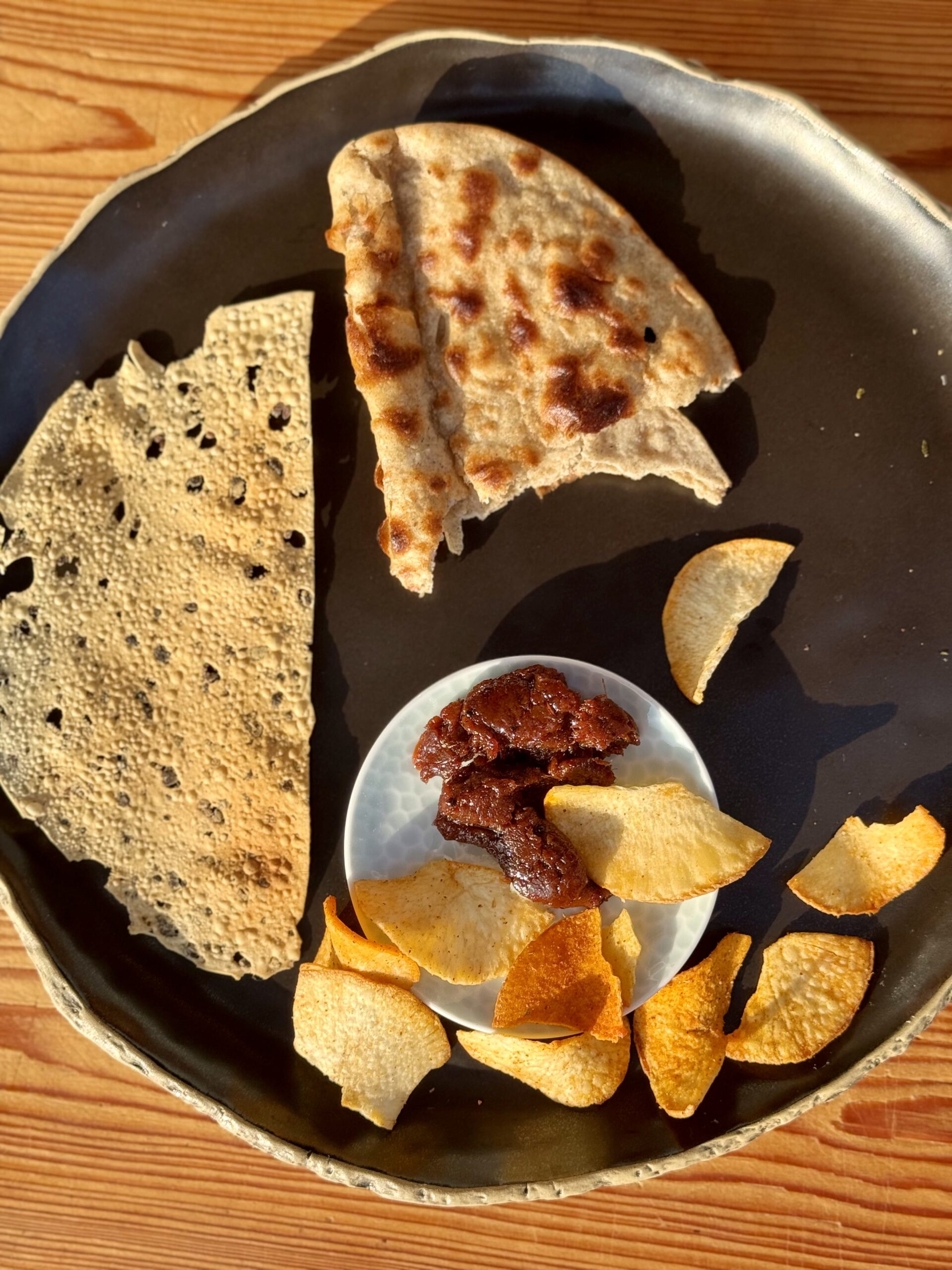 Ginger pickle ready to serve.